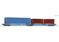 Vagon portcontainer dublu NACCO - H0 Roco 6600036